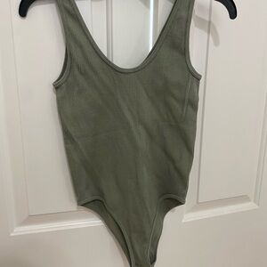 Zara Olive Green Bodysuit